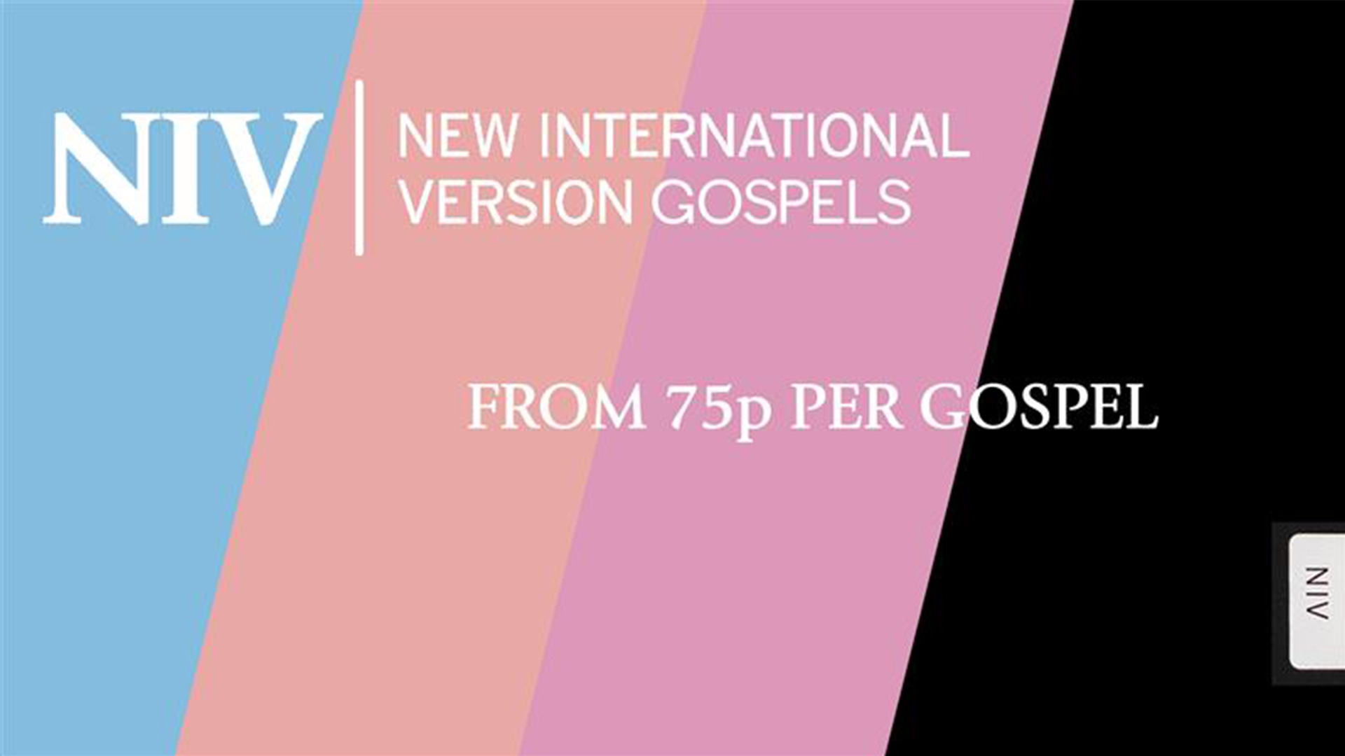The Gospels – available from 45p per Gospel (bulk discounts apply